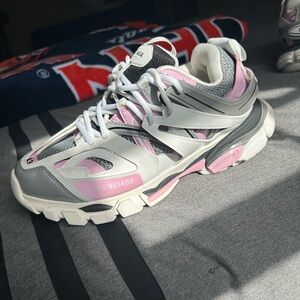 Balenciaga track gray pink